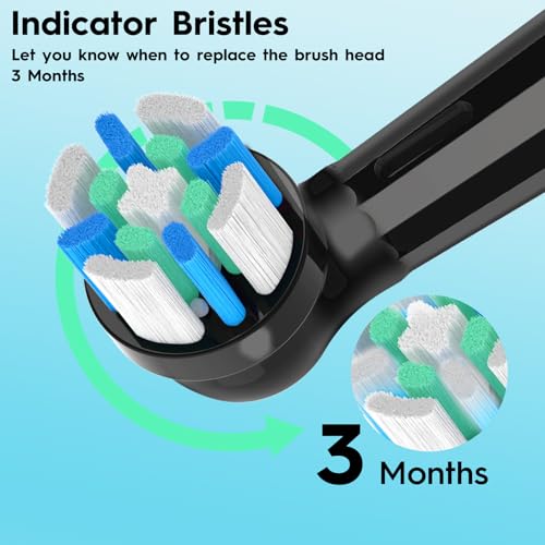10PCS Toothbrush Replacement Heads Compatible with Oral B iO 10 9 8 7 6 5 4 3 Series Electric Toothbrush, Compatible with Oral B iO Brush Heads,io Toothbrush Head,Black
