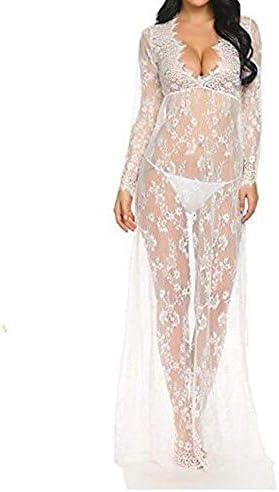 Maternity Dress Lace Dress Ladies Maternity Fashion Dress V Neck Long Sleeves Photography Long Dress Lace Pregnant Photo Shoot Dress