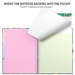 Rimilak Spiral Clipboard Folio with Refillable