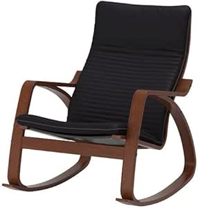Amazon.com: Ikea Poang - Silla mecedora (tamaño mediano), color marrón