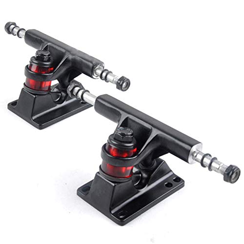 SODIAL 2Pcs Universal Alloy Skate Board Longboard Skateboard Bridge Skate Truck Bracket Parts Kickstand Aluminum Magnesium Alloy