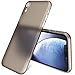 TOZO for iPhone XR Case 6.1 Inch (2018) Hard Cover [0.35mm] World's Thinnest Protect Bumper for iPhone XR [ Semi-Transparent ] Lightweight [Matte Finish Black]