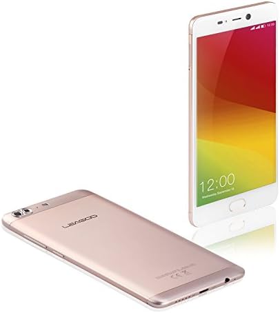 Leagoo T5 4G LTE Mobile Phone Android 7.0 MT6750T Octa Core 5.5"FHD 4GB RAM 64GB ROM 13MP Dual Rear Camera Fingerprint (Gold)