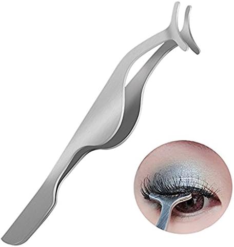 False Eyelash Extension Stainless Auxiliary Clip Tweezers Nipper Beauty Tool Newest by Urcanos