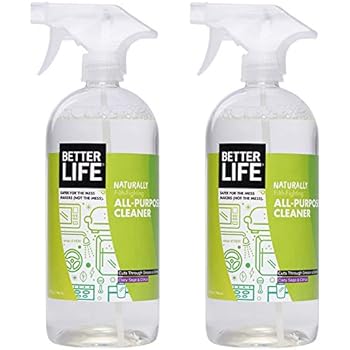Better Life Natural All-Purpose Cleaner, Safe Around Kids & Pets, Clary Sage & Citrus, 32 Fl Oz (Pack of 2)