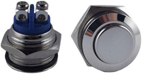 Eurosell IP65 Car Horn Push Button, 12 V 24 V 48 V 2 A, 1 Pin
