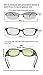 DUCO Fit Over Blue Light Blocking Glasses Computer Gaming Wear Over Glasses Anti Blue Light Filter Eyewear 8953L