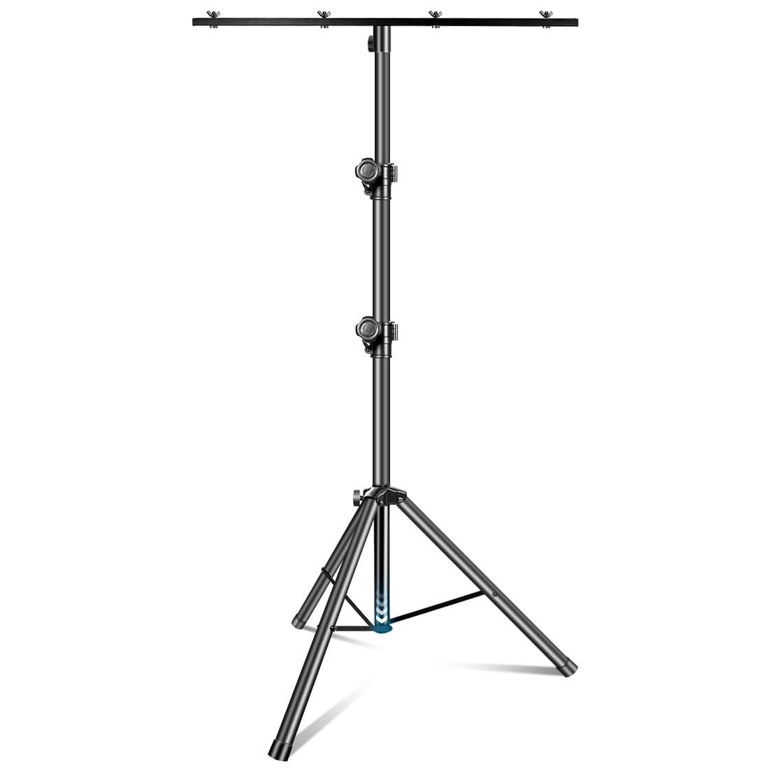 Photo 1 of GZGDLJQ DJ Stand, T-Bar Tripod Stage Lights Stand Portable and Adjustable 49-114 Inch Heavy Duty for Stage, Bar, Par Light