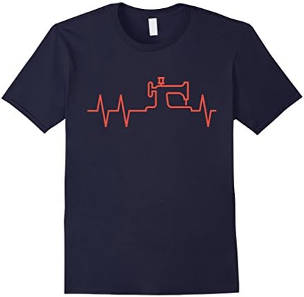 Men's Love Sewing Quilting Machine TShirt 2XL Navy