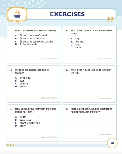 3rd Grade Common Core ELA (English Language Arts): Daily Practice Workbook | 300+ Practice Questions and Video Explanations | Common Core State ... Standards Aligned (NGSS) ELA Workbooks)