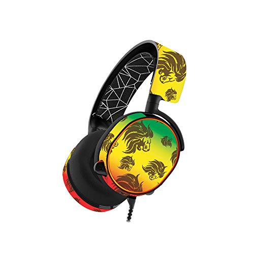 MightySkins Skin Compatible with SteelSeries Arctis 5 Gaming Headset - Rasta Li…