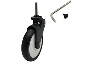 AICTIMO Stroller Replacement Rubber Wheels Front and Rear Wheel Stroller Accessory Compatible With Babyzen YOYO YOYA (1 PCS Front Wheel)