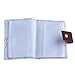 niceEshop(TM) Canvas Flower Credit Card Case Bag Holder with 20 Card Slot,Light Blue