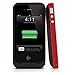 Mophie Juice Pack Plus Case For iPhone 4 And 4S - Red