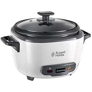 Russell Hobbs 27040 Large Rice Cooker - Up to 14 Servings with Steamer Basket, Measuring Cup and Spoon Included…