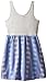 Roxy Big Girls' North Side Stix Stripe Knit Woven Tank Dress