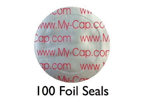 100 Foil Seals to Reuse Your Keurig Rivo Packs and Lavazza Capsule Pods, Lavazza Blue, A Modo Mio