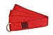 AMOCHY Clever Yoga 10-Foot Yoga Strap Made with The Best, Durable Cotton - Comes with Our Special Namaste (Red)