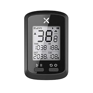 Image of Waterproof GPS Wireless Cycling Bike Computer, GPS & Barometric Altimeter for SPD, AV SPD, MX SPD, DST, ODO,ALT,TEM,TIME, Trip TIME, Date