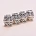 eBoot Hair Beads Dreadlocks Beads Decorative Beads, Silver Color, 20 Pieces