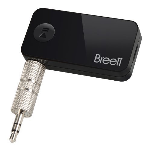 Breett Bluetooth Receiver, Bluetooth 3.0 Audio Music Receiver, Car Bluetooth Transmitter Streaming Adapter Hands Free Calling 3.5mm Stereo for iPhone, iPod, Cellphone, Mp3