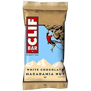 Clif Bar Energieregel White Chocolate Macadamia groef, verpakking van 12 stuks (12 x 68 g)