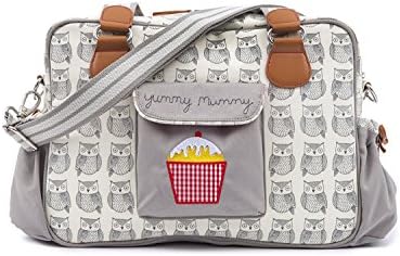 Yummy Mummy Stylish Nursery Changing Bag Wise Owls Includes Travel Changing Mat Cupcake Design