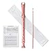 KINGSO 8-Hole Soprano Descant Recorder With Cleaning Rod + Case Bag Music Instrument Pink