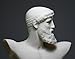 Greek Roman King God Zeus Bust Head Alabaster Statue Sculpture 6.3΄΄