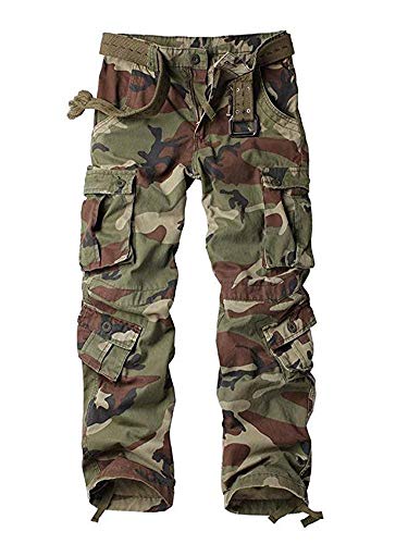Women's Tactical Pants, Cotton Casual Army Combat Cargo Work Pants for Women with 8 Pockets - //coolthings.us