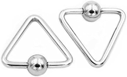 2/5 PCS 16G 10mm Stainless Steel Earring CBR Ring Hoop Rings for Helix Tragus Ear Lobe Nose