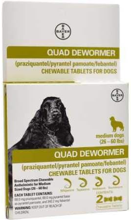 bayer quad medium dog dewormer