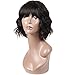 Ms Taj Short Afro Kinky Curly Human Hair Wigs for Black Women Brazilian Virgin Short Curly Afro Wigs None Lace 150% Density Unprocessed Afro Wig Human Hair Curly Machine Made (wavy wig)