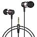 Earphone Headphone,Splaks Stereo Headphone Earbuds,Bass Driven,High Definition,in-ear,Noise Isolating for iPhone, iPod, iPad, MP3 Players, Samsung Galaxy, Nokia, HTC, Nexus, BlackBerry etc-Metal Black