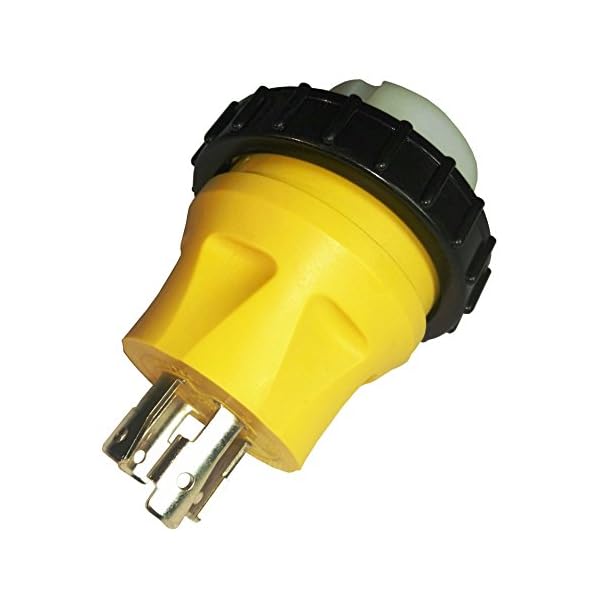 Parkworld-692118-Shore-Power-Adapter-Generator-30A-L14-30P-male-to-Marine-50A-SS2-50R-female-with-locking-ring