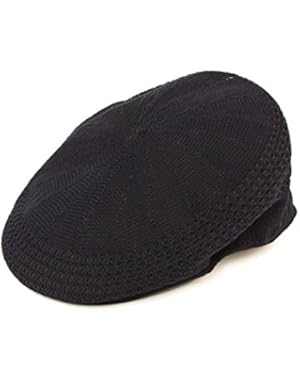 Summer Flat Mesh Vented Flat Visor Golf Ivy Driver Cabby Cap Hat