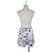 Sandistore Women Floral Backless Strap V Neck Mini Rompers Jumpsuit (S)