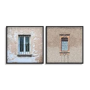 Framed Canvas Wall Art for Living Room, Bedroom Window Theme Canvas Prints for Home Decoration Ready to Hang - 16"x16"x2 Panels