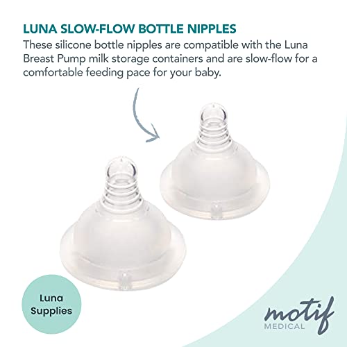 Motif Medical SlowFlow Baby Bottle Nipples for Luna Pricepulse
