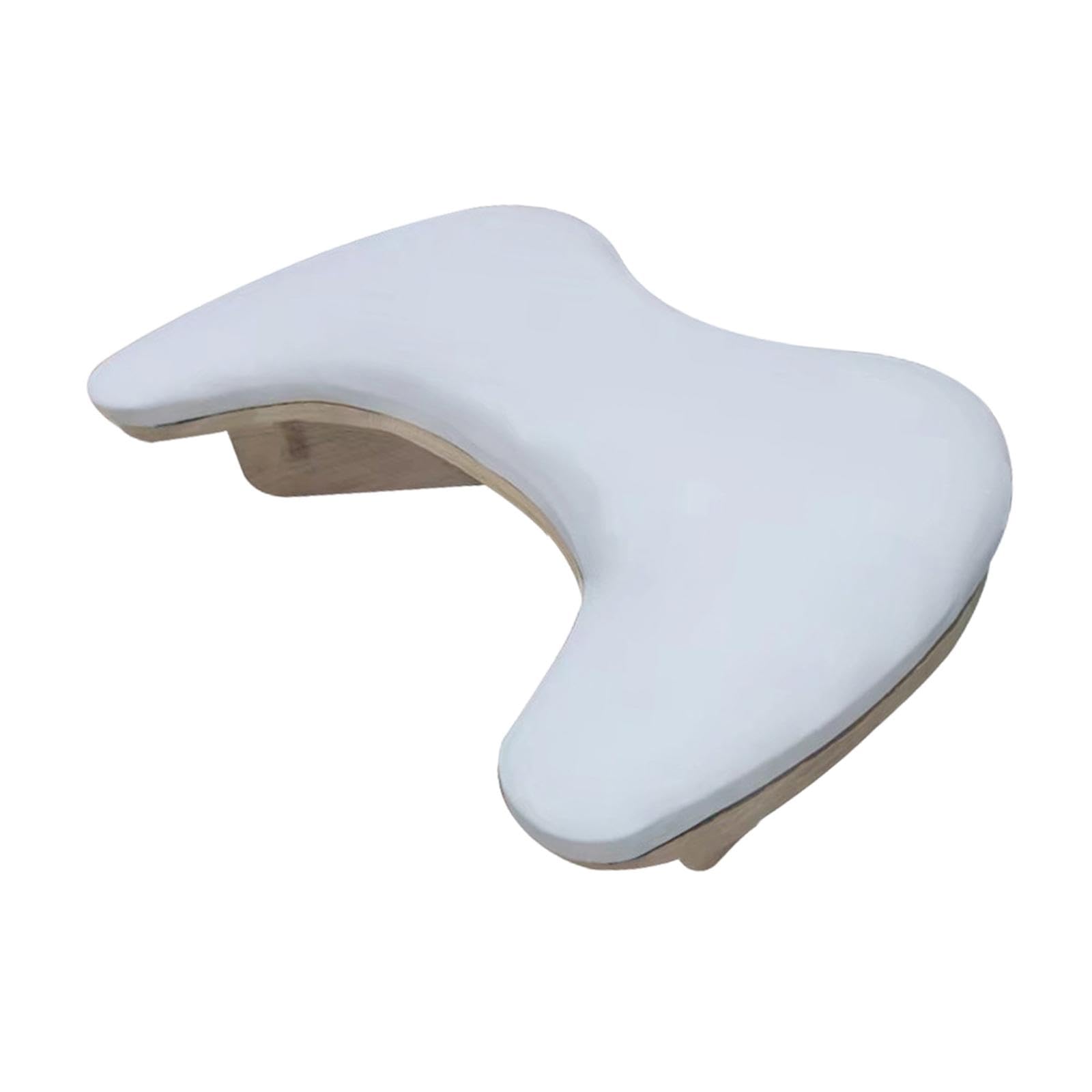 Sharplace U Shape Arm Rest, Nail Hand Rest, Arm Rest Cushion, for Home DIY Nails Tech Acrylic Nails, White