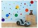 TOARTi Polka Dots Wall Decals(132 Decals) Easy to Peel&Stick Polka Dots Wall Decals Safe on Walls Paint Removable Primary Colors Vinyl Polka Dot Decor Round Wall Stickers for Nursery Room (Multicolor)