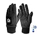 FINGER TEN Golf Winter Gloves Men 1 Pair with Ball Marker, Wintersof Windstop Grip Fit edium Large XL XXL 2XL (M/Large)