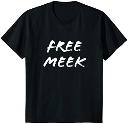 Kids Social Justice Tees: Free Meek T Shirt 12 Black