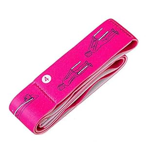 NOBRAND Gym Fitness Yoga Pilates Stretch Strap Belt,Physical Training Resistance Belt Body Building Resistance Belt Yoga Accessories