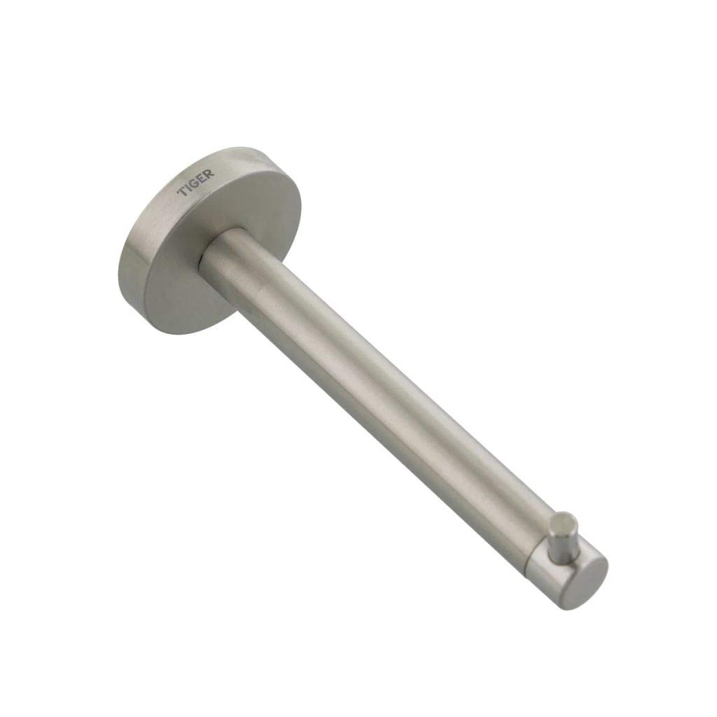 Tiger Boston Spare Toilet Roll Holder, Stainless Steel Brushed, 5 x 5 x 14 cm