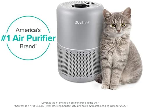 Levoit Air Purifier For Home Allergies And Pets Hair H13 True Hepa Filter With Arc Formula For Bedroom 24db Remove 99 97 Odors Smoke Dust Mold Pollen Core P350 Grey Buy Online At
