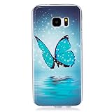 Urberry Samsung Galaxy S7 Edge Case, Case glow in the dark, Soft TPU Case Cover for Samsung Galaxy S7 Edge with a Free Screen Protector
