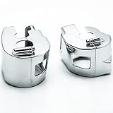 Krator Yamaha XVS V-Star Vstar 1100 Custom Chrome Handlebar Switch Housings Cover Kit (1999-2012)