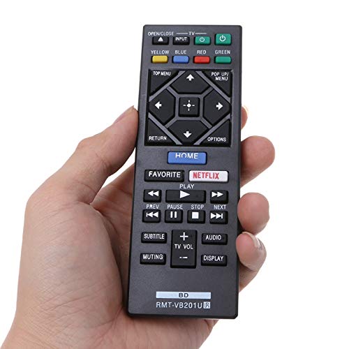 Replacement RMTVB201U Remote for Sony Bluray DVD Player BDPS1700CA