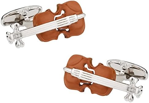 Cuff-Daddy Wood Violin Cufflinks